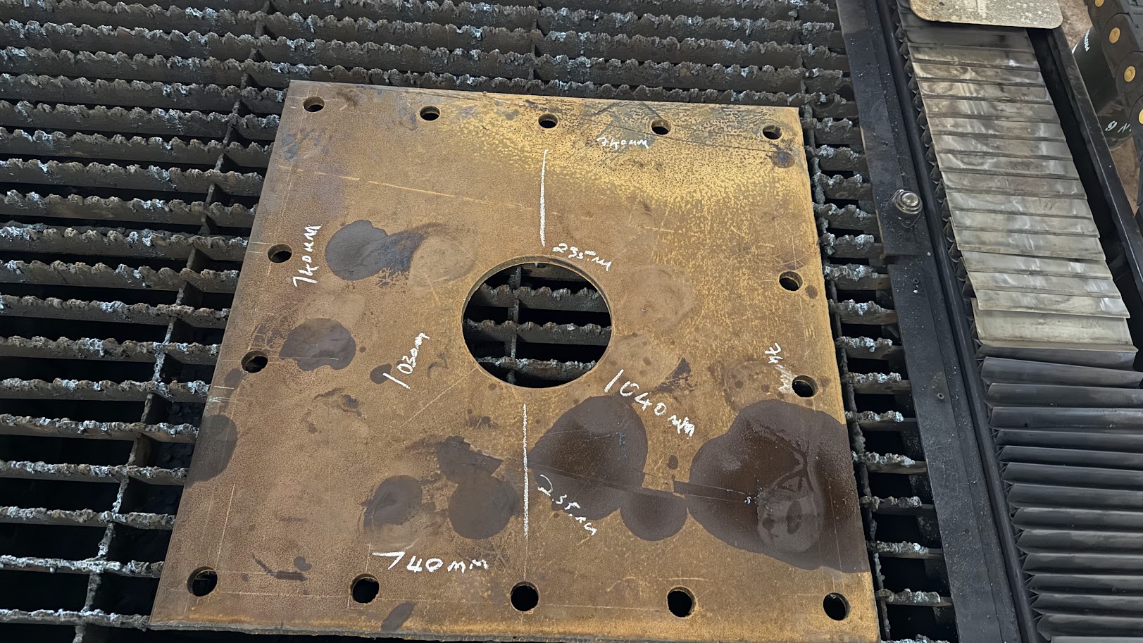 16mm Metal Sheet Cutting